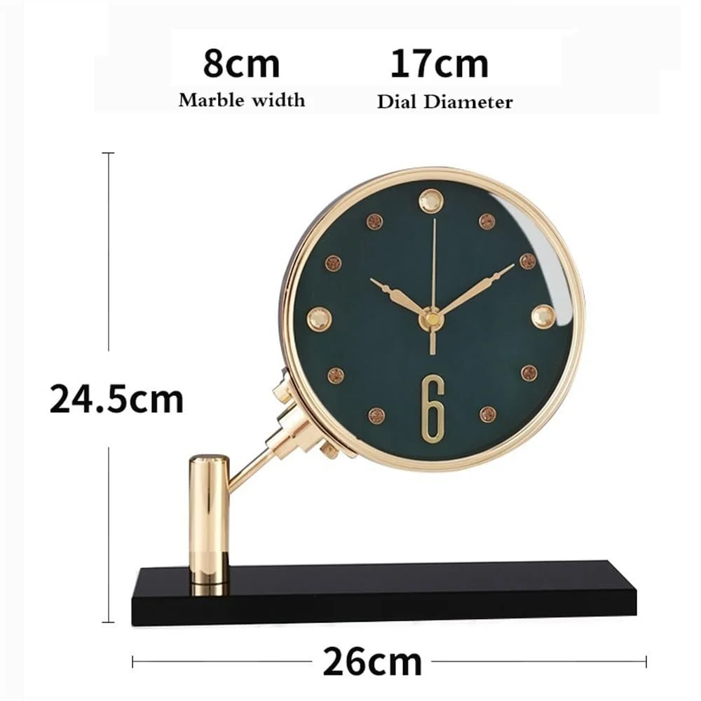 Настольные часы Aioneer, простые, тихие, не тикающие, из сплава, фото №2 Настольные часы Aioneer, простые, тихие, не тикающие, из сплава, фото №2