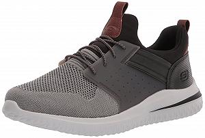 Кроссовки Skechers мужские для хайкинга, вязаные, на шнуровке - Фото 1