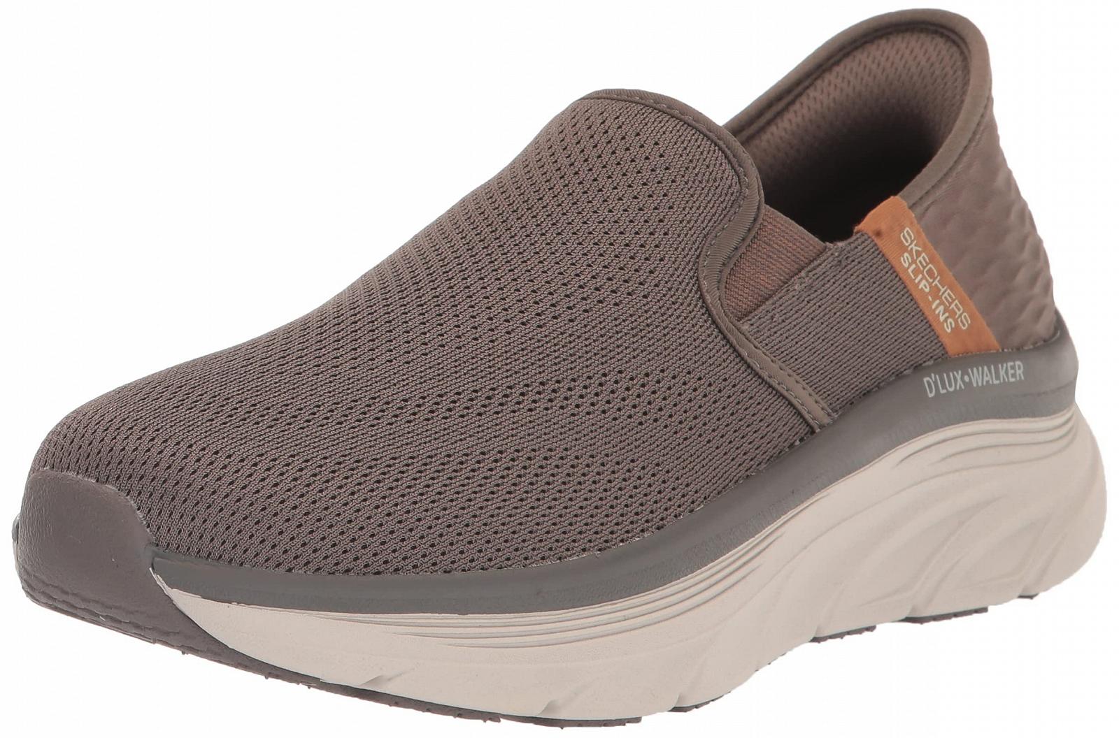 Кроссовки Skechers D'lux Walker мужские, бело-черные, фото №1