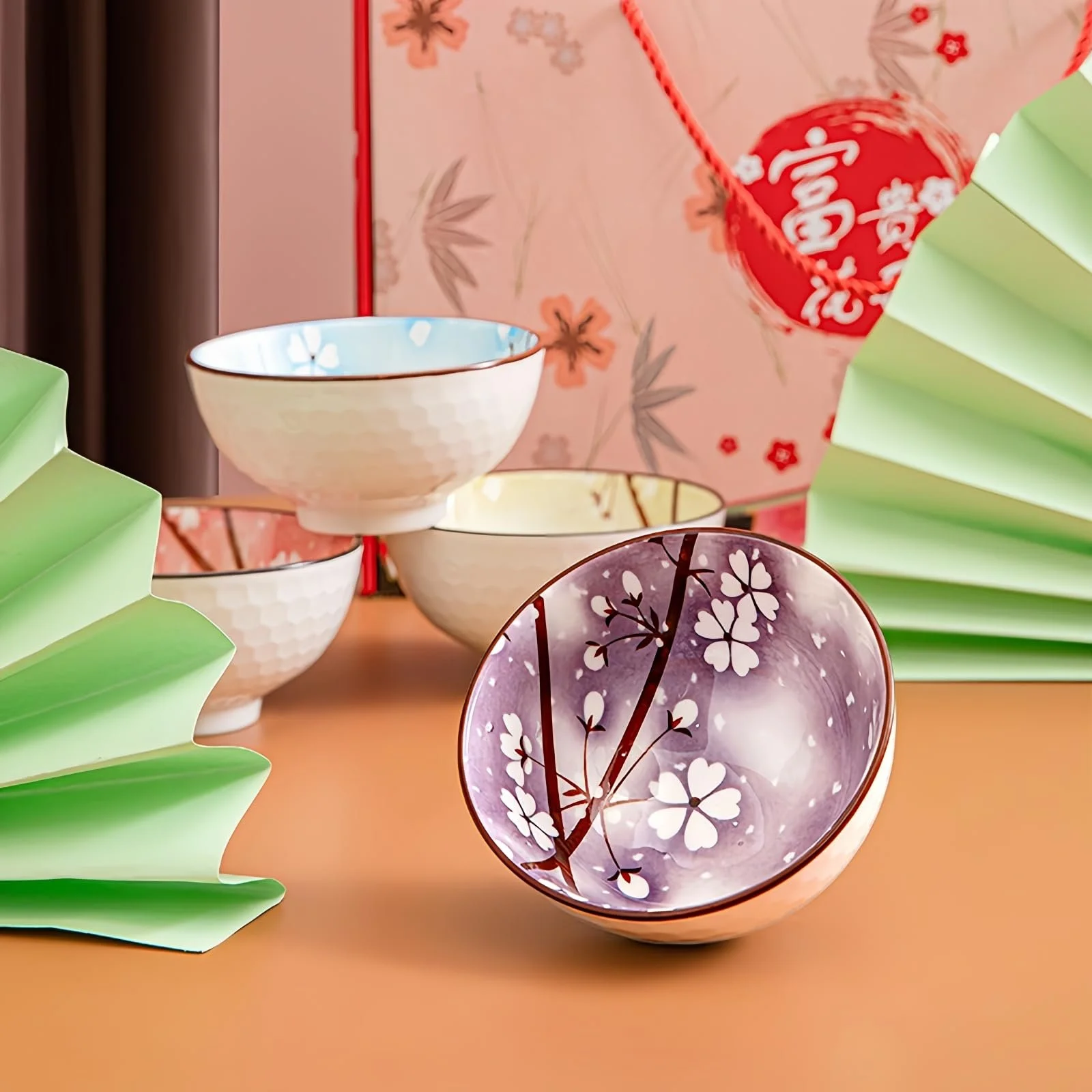 Миска NBBENG Фарфоровая для десертов и каши, набор из 4 штук, фото №4 Миска NBBENG Фарфоровая для десертов и каши, набор из 4 штук, фото №4