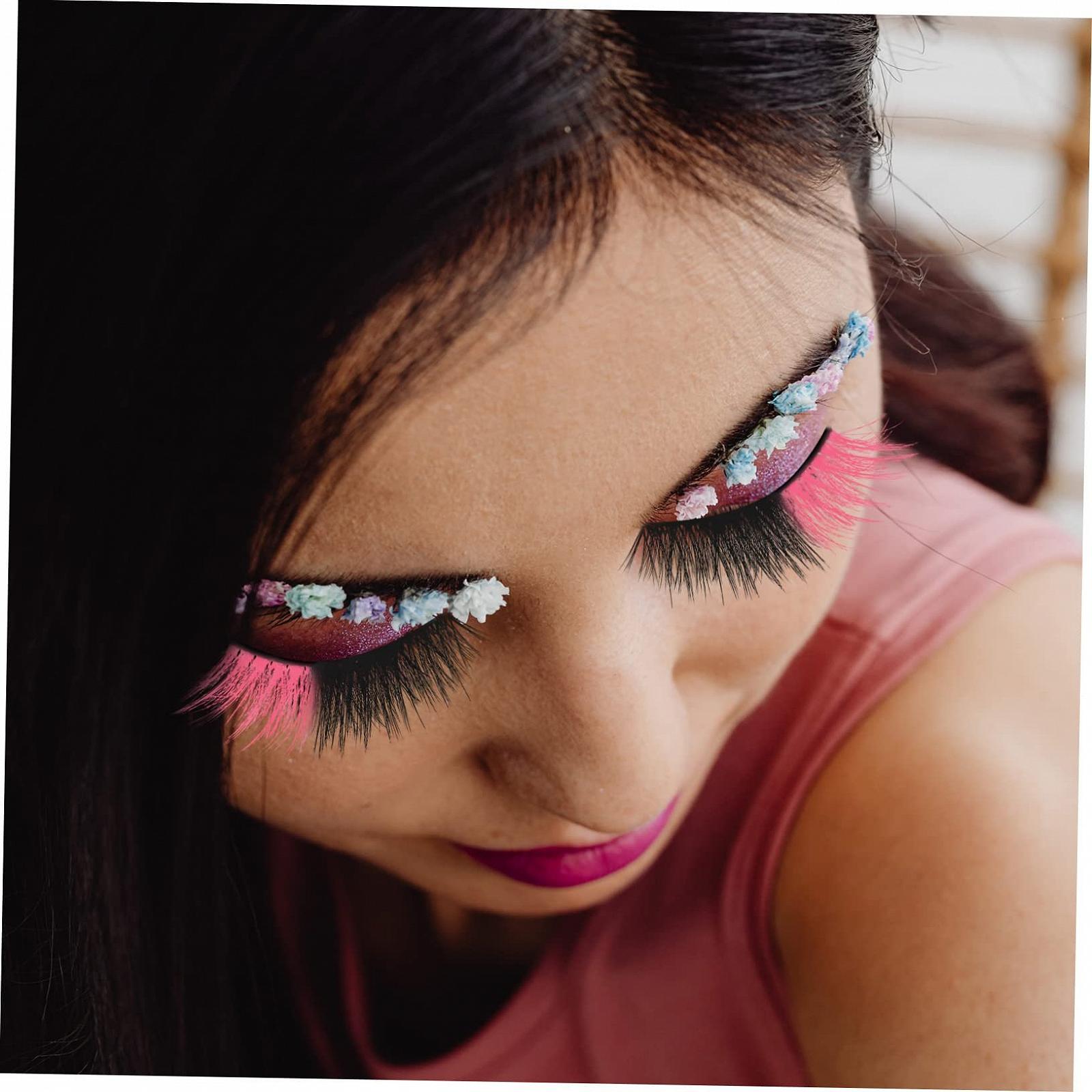 Набір Angoily Кольорові Кольорові накладні вії Рожевий 25 пар, фото №3 Набір Angoily Кольорові Кольорові накладні вії Рожевий 25 пар, фото №3