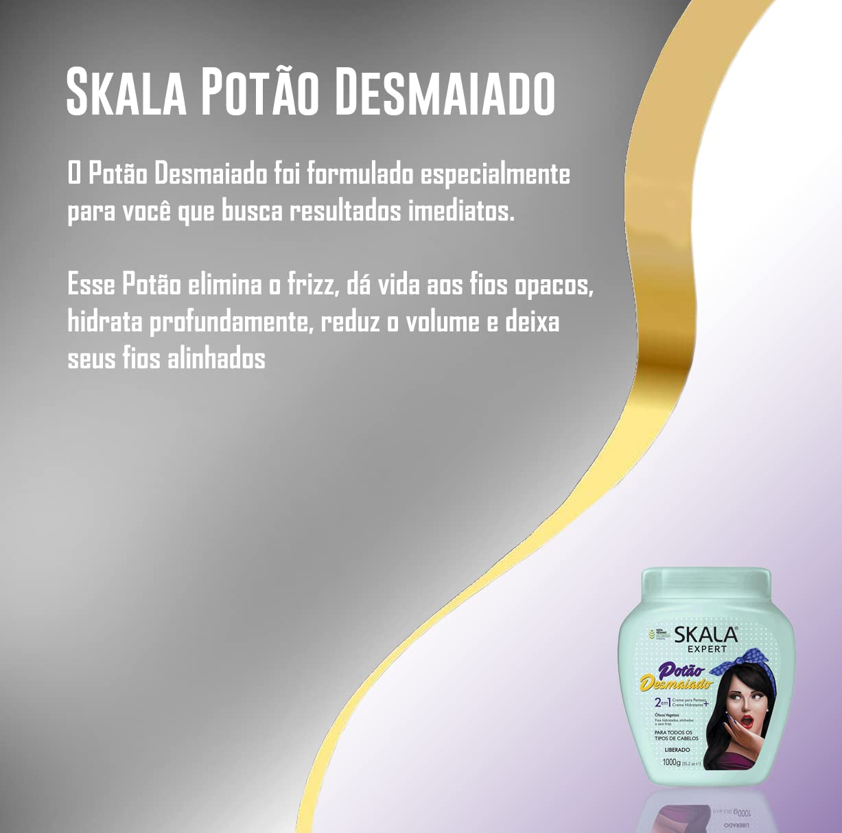 Крем Skala Potão Desmaiado 2 в 1 - 1 кг, фото №3 Крем Skala Potão Desmaiado 2 в 1 - 1 кг, фото №3