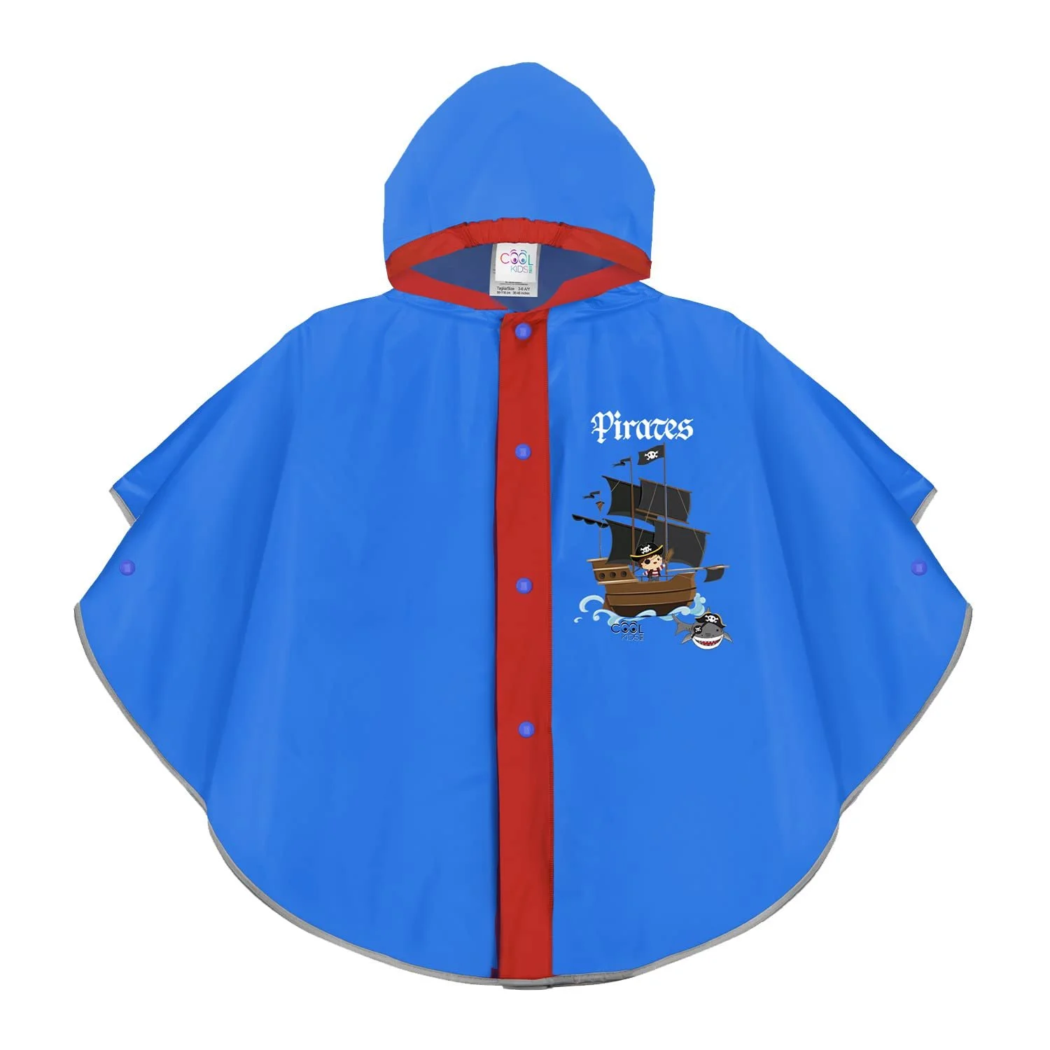 Дощове пончо PERLETTI Reflective для дітей, фото №1 Дощове пончо PERLETTI Reflective для дітей, фото №1