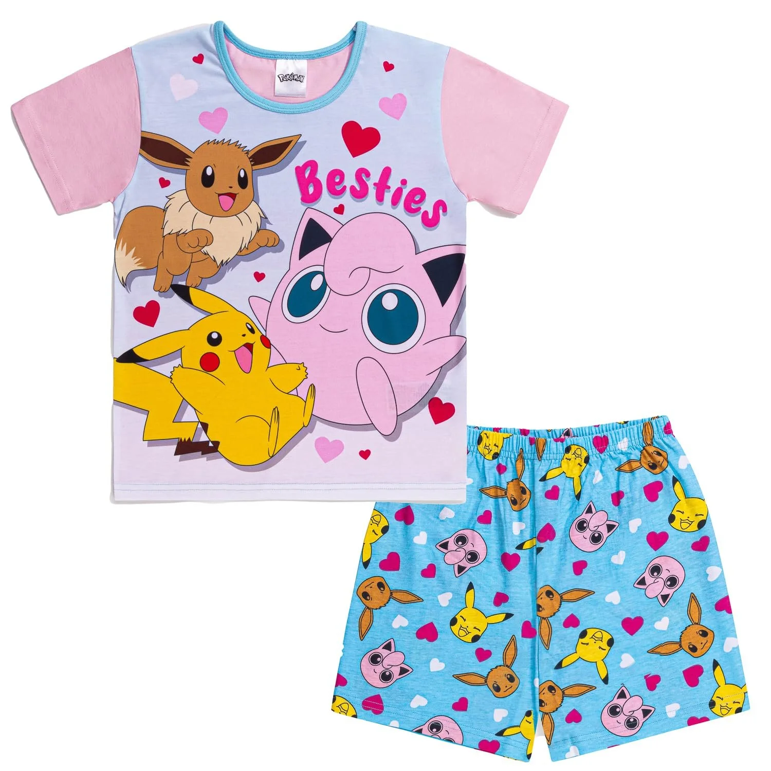 Пижама для девочек Pok
inmon Pikachu & Eevie, фото №1 Пижама для девочек Pok
inmon Pikachu & Eevie, фото №1