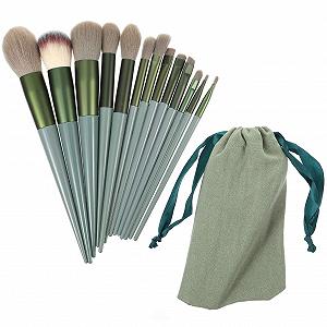 Набор кистей для макияжа Beaupretty 13 шт., косметические кисти для крема, набор косметических кистей для женщин, пластиковая кисть для теней для век - Фото 1
