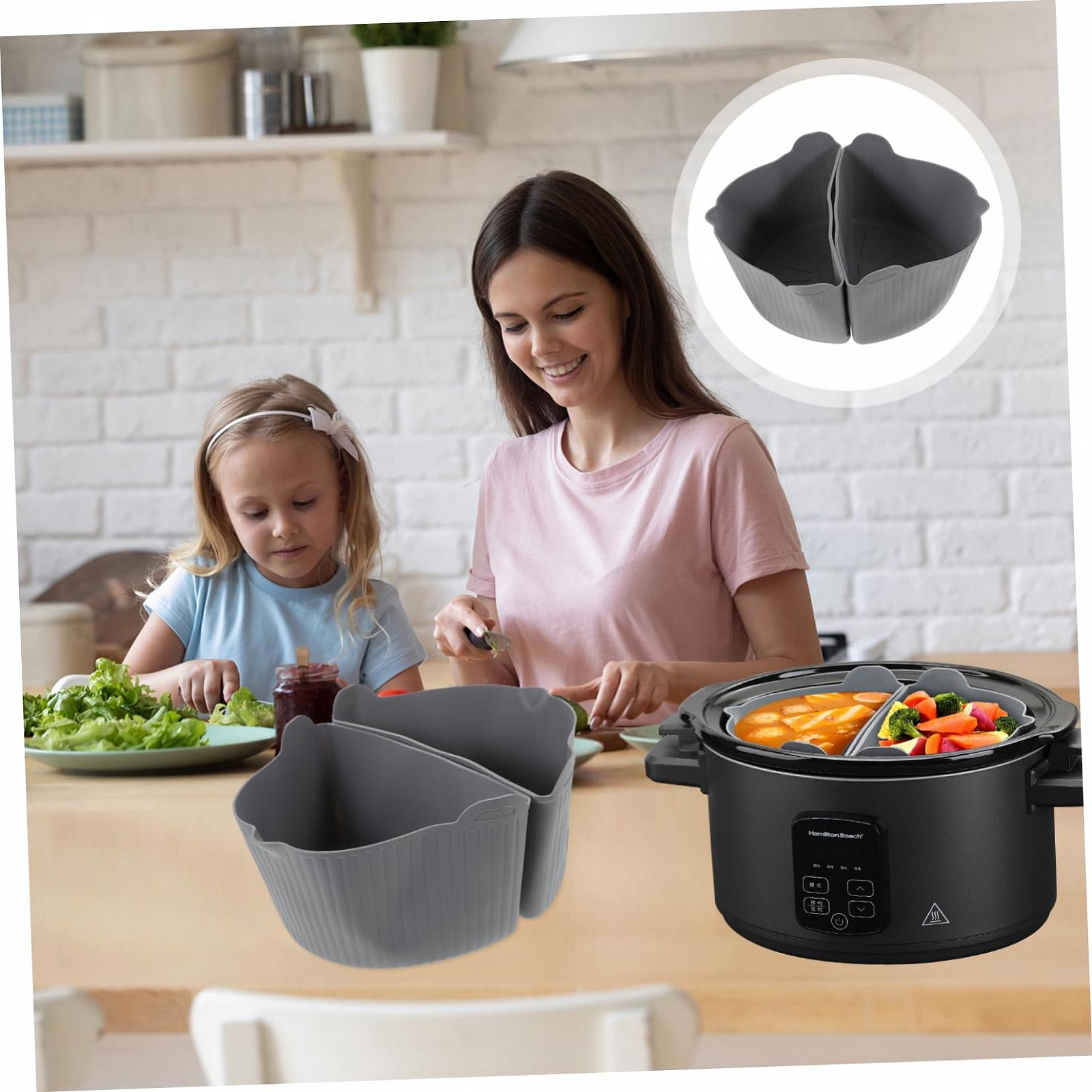 Вставка IMIKEYA 1 Satz Медленный варочный прибор Овальный Силиконовая Многоцелевой Вставка, фото №3 Вставка IMIKEYA 1 Satz Медленный варочный прибор Овальный Силиконовая Многоцелевой Вставка, фото №3