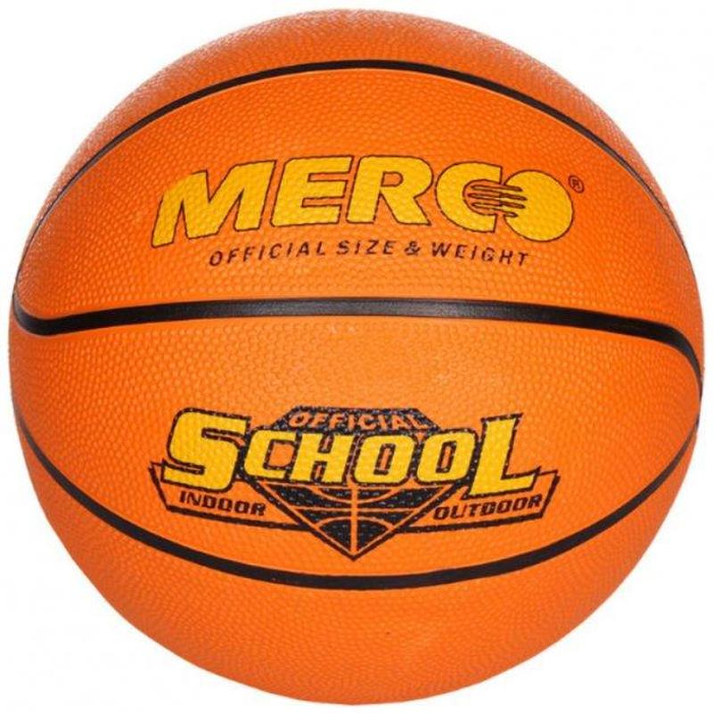 Баскетбольний м'яч Merco School розмір 7, фото №1