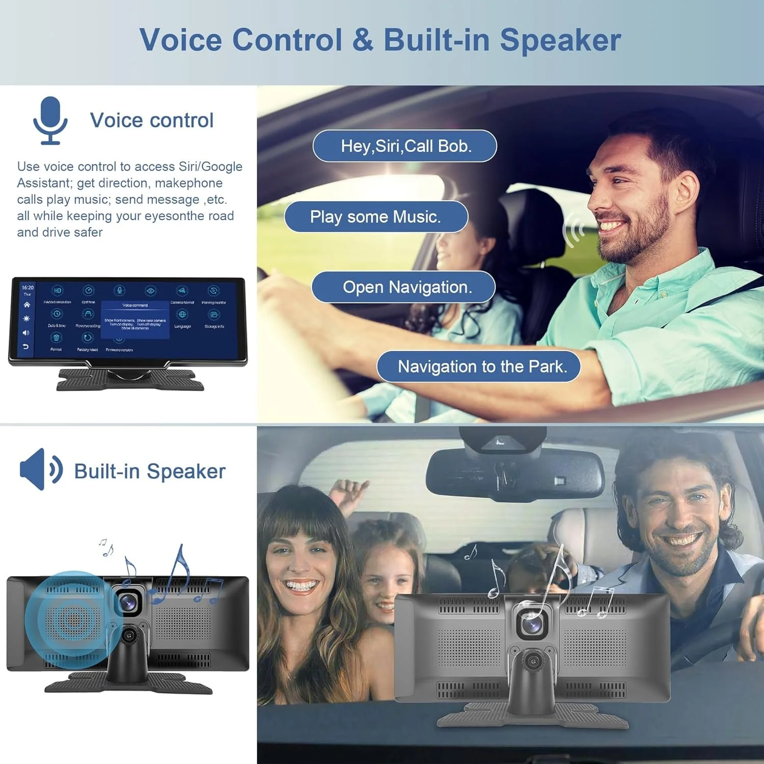 Автомагнитола Rimoody A3086W3-AM23EUC211 / 9.3" / Сенсорная / Apple CarPlay / Android Auto / Bluetooth / WI-FI / USB / AUX / TF slot, фото №5