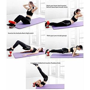 Напольный тренажер для пресса Lesko MJ-034 Фиолетовый - Фото 1