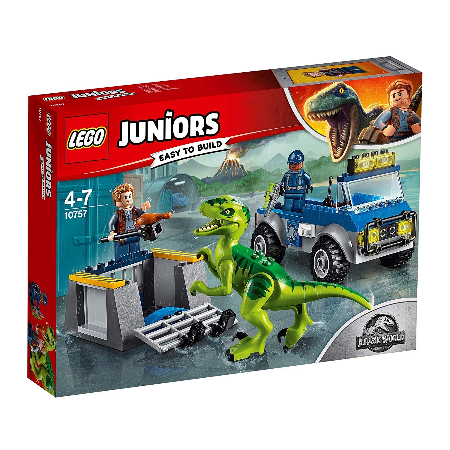 Игрушка LEGO Juniors Raptor Rescue Truck 10757 Entertainment, фото №2 Игрушка LEGO Juniors Raptor Rescue Truck 10757 Entertainment, фото №2