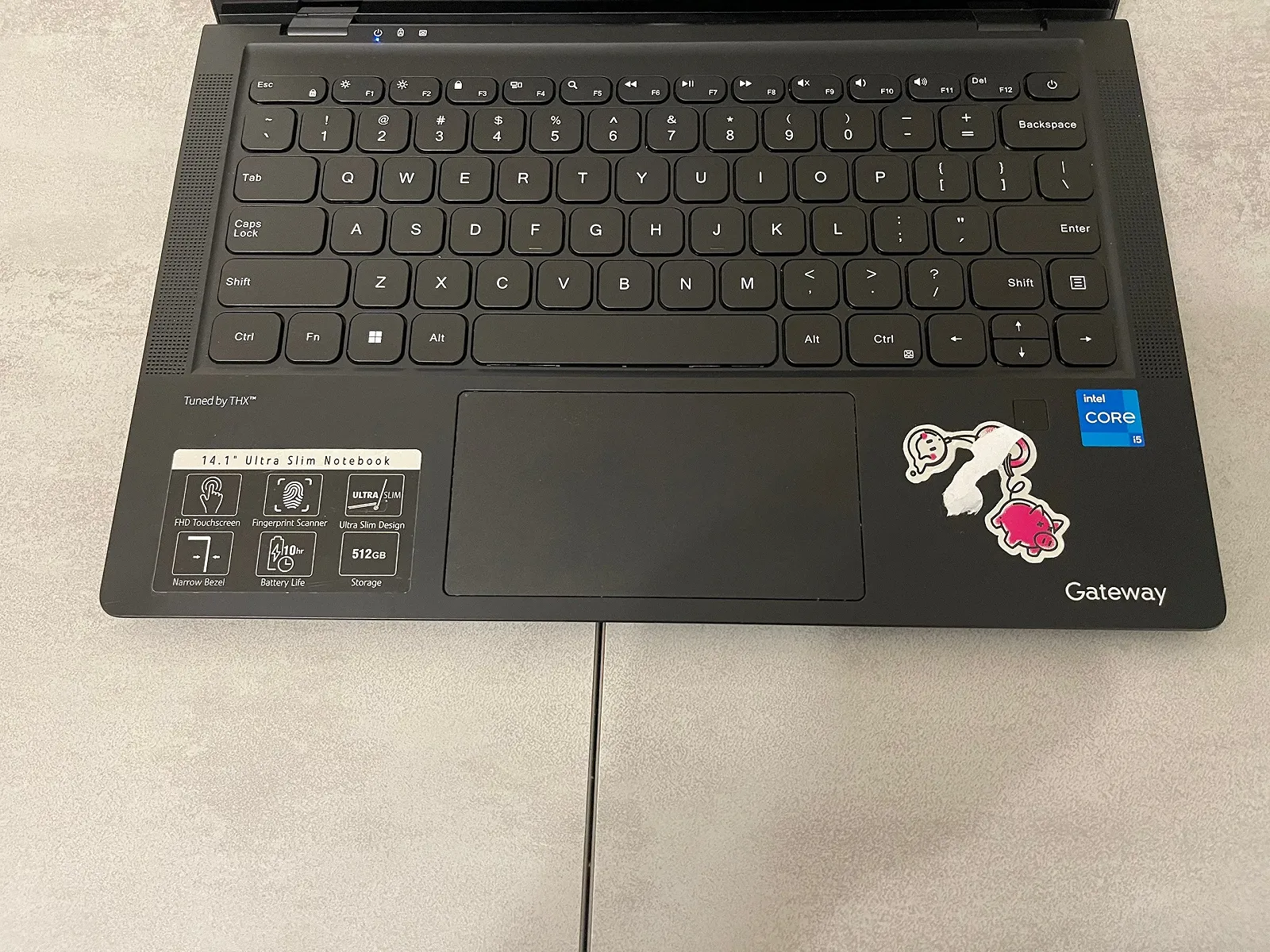 Ноутбук Gateway GWTC51427-BK, 14" FHD IPS сенсорный, i5-1235U, 8GB DDR4, 512GB SSD, фото №4 Ноутбук Gateway GWTC51427-BK, 14" FHD IPS сенсорный, i5-1235U, 8GB DDR4, 512GB SSD, фото №4