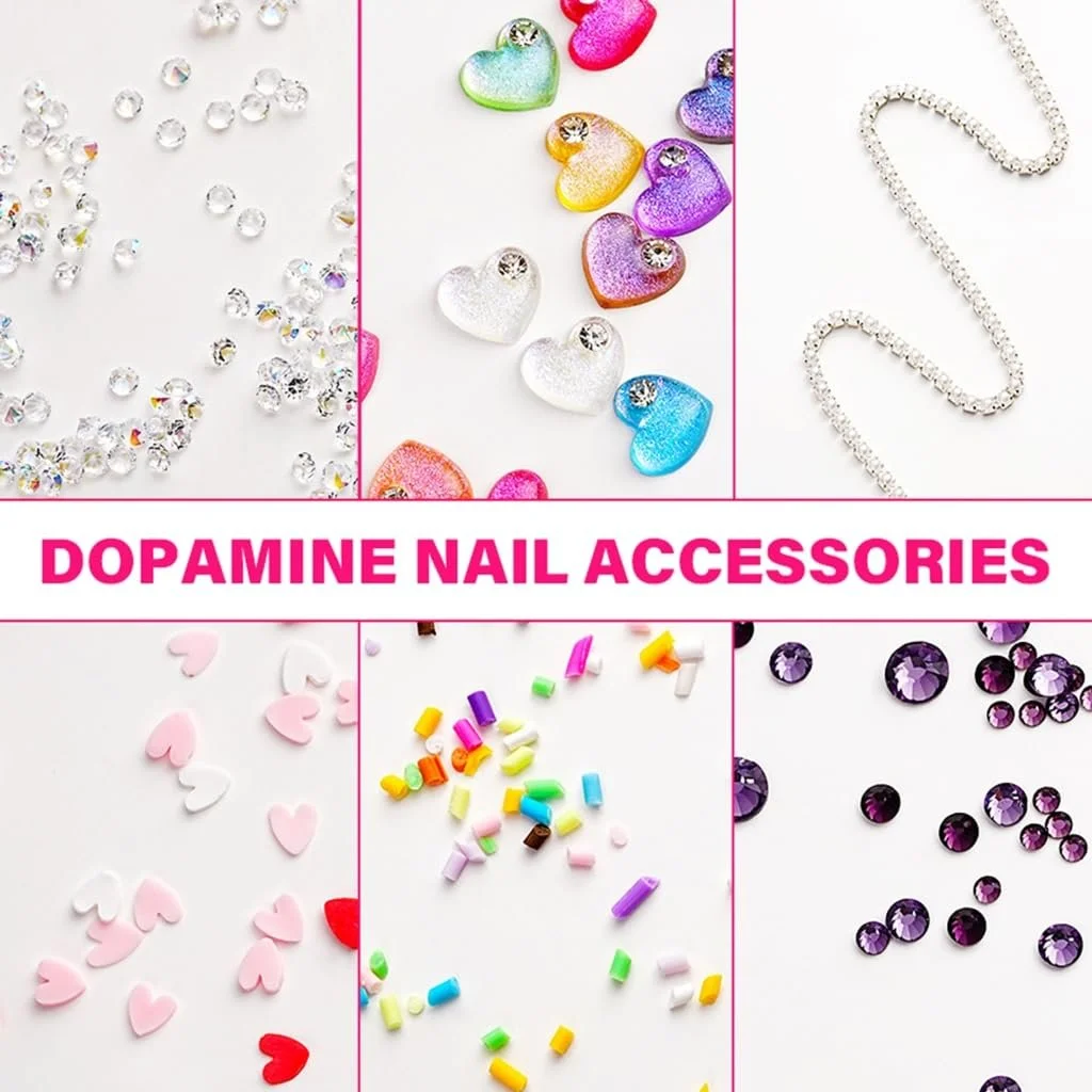 Стрази Серце Смола Плоска задня частина Серце Цвяхи Художні прикраси для акрилових нігтів, фото №5