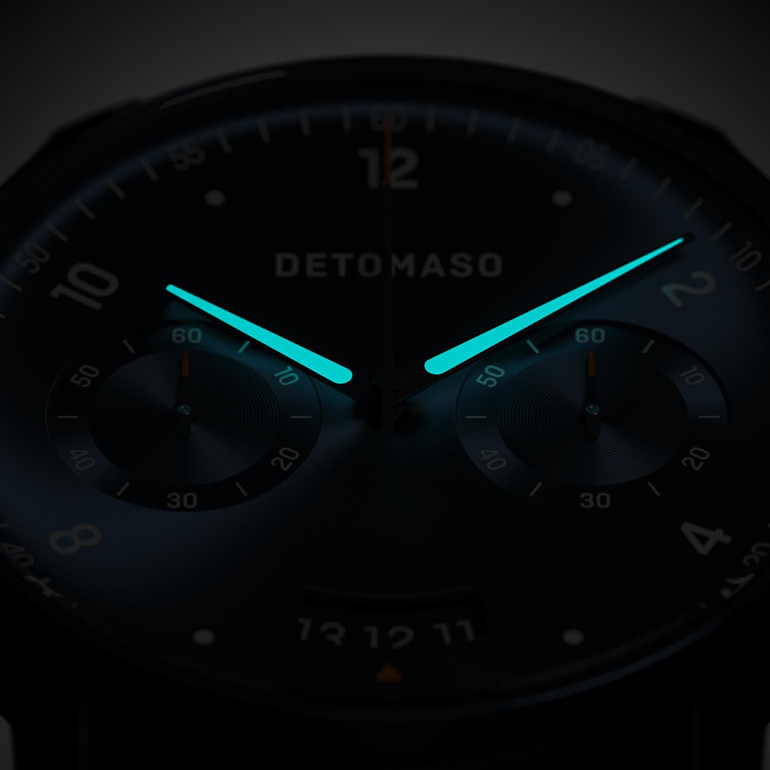 Годинник DeTomaso Sorpassso Chrono Чоловічий Аналоговий Кварцовий #tide Ocean Material® Браслет Оранжевий, Синій, Ремінець., фото №3