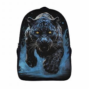 Школьный рюкзак Black Panther для мальчиков, подростков, девочек, детский, 40x28x16 см - Фото 1