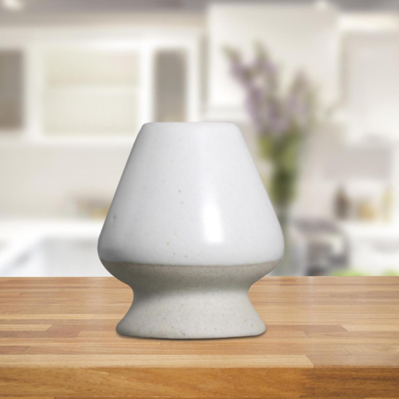 Кусенаоши White Stone подставка под венчик для матчи, фото №4