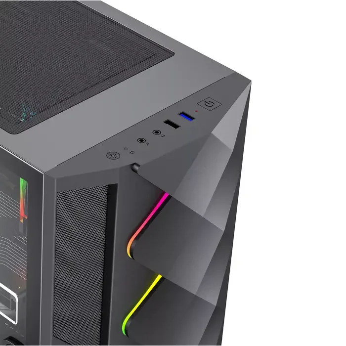 Комп'ютер Hyrican Diamond WT 6979 / AMD Ryzen 7 7700X / RAM 32GB / SSD 1TB / HDMI / LAN / Wi-Fi 5 / Windows 11 / Black, фото №4