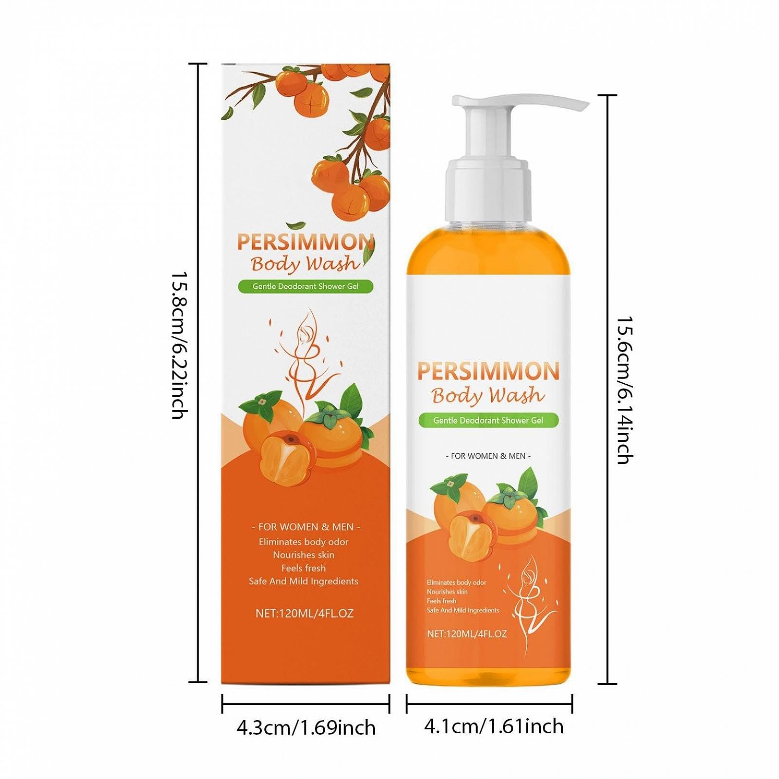 Гель для душу Persimmon Body Wash очищувальний та зволожувальний 3 шт., фото №7