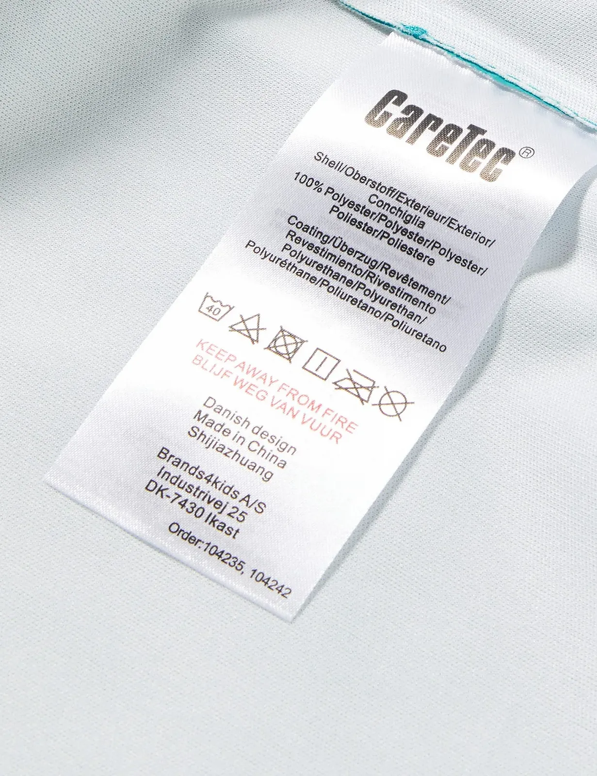 Дитяча дощова куртка CareTec без підкладки, фото №7 Дитяча дощова куртка CareTec без підкладки, фото №7