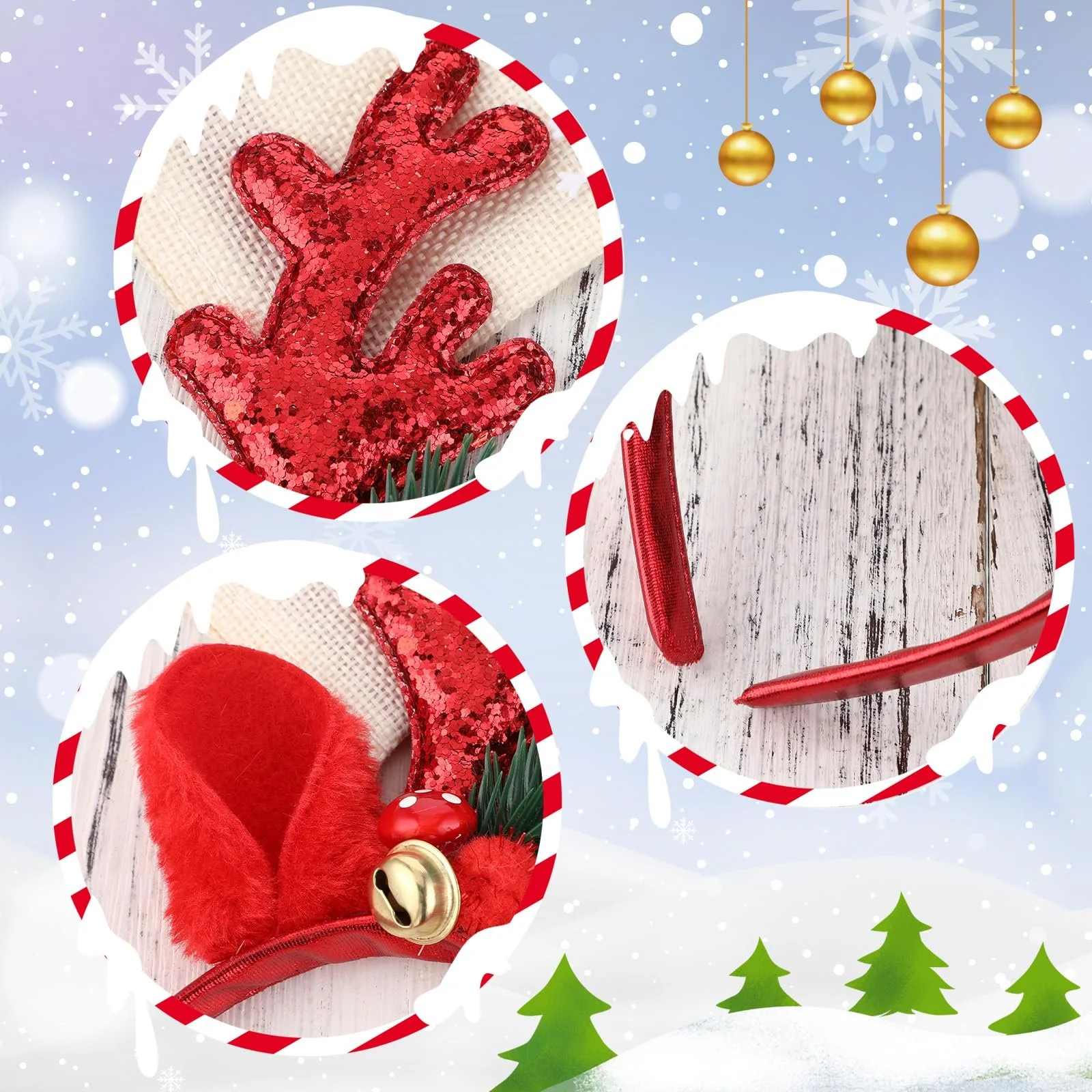 Різдвяний обруч Thinp 2Stk, фото №3