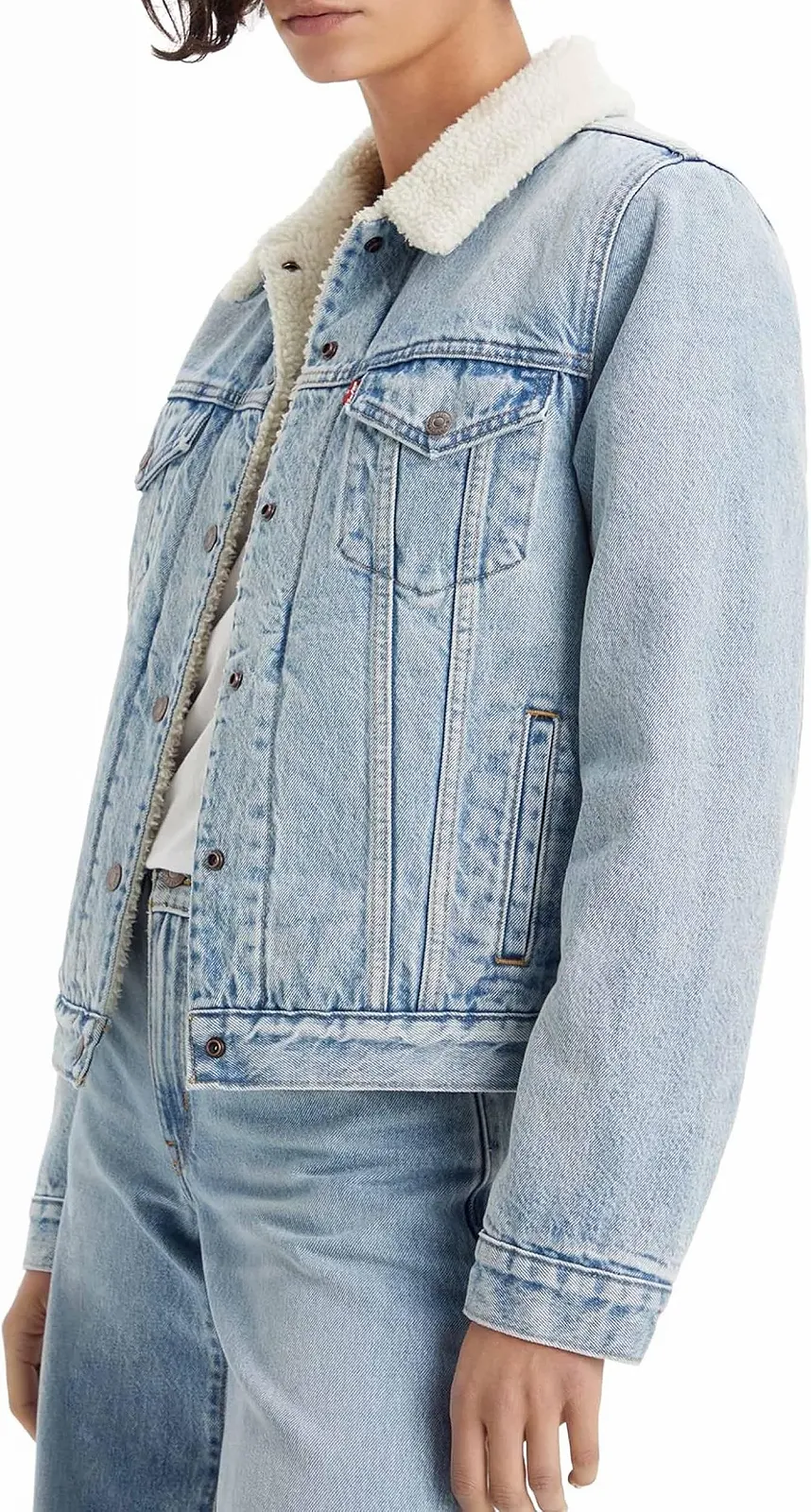 Жіноча джинсова куртка LEVIS ORIGINAL SHERPA TRUCKER The Other Way - XXS, фото №1