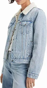Женская джинсовая куртка LEVIS ORIGINAL SHERPA TRUCKER The Other Way - XXS - Фото 1