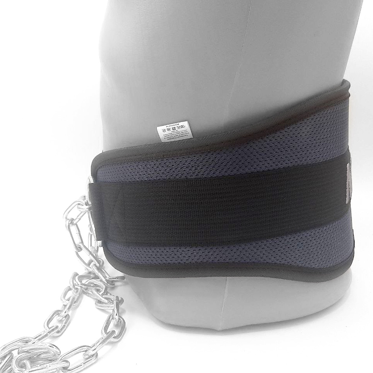 Пояс для обтяжень з ланцюгом MadMax MFA-290 неопреновий Dark grey/Orange, фото №8