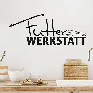 Наклейка на стіну GRAZDesign Food Workshop кухонна самоклеюча 76 x 30 см 070 Чорна - Фото 1