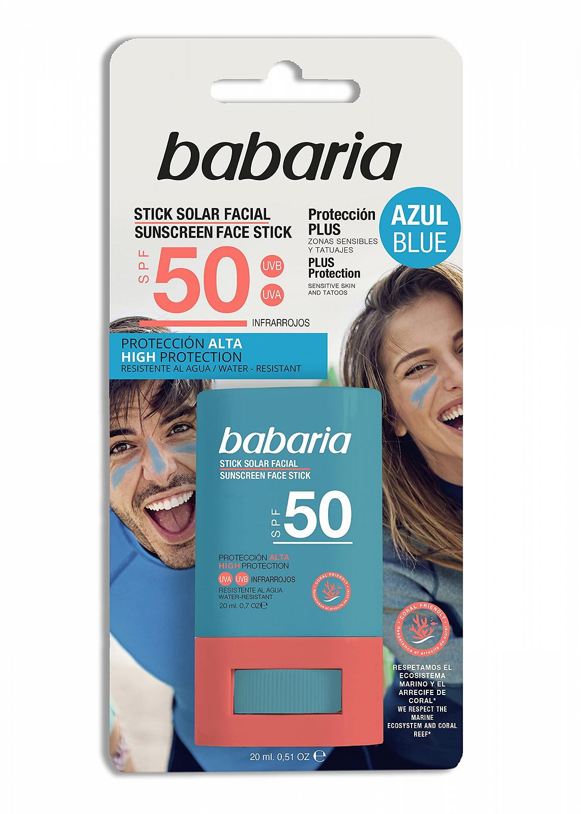 Солнцезащитный стик Babaria Surf Stick Very High Protection Blue 20 г, фото №1