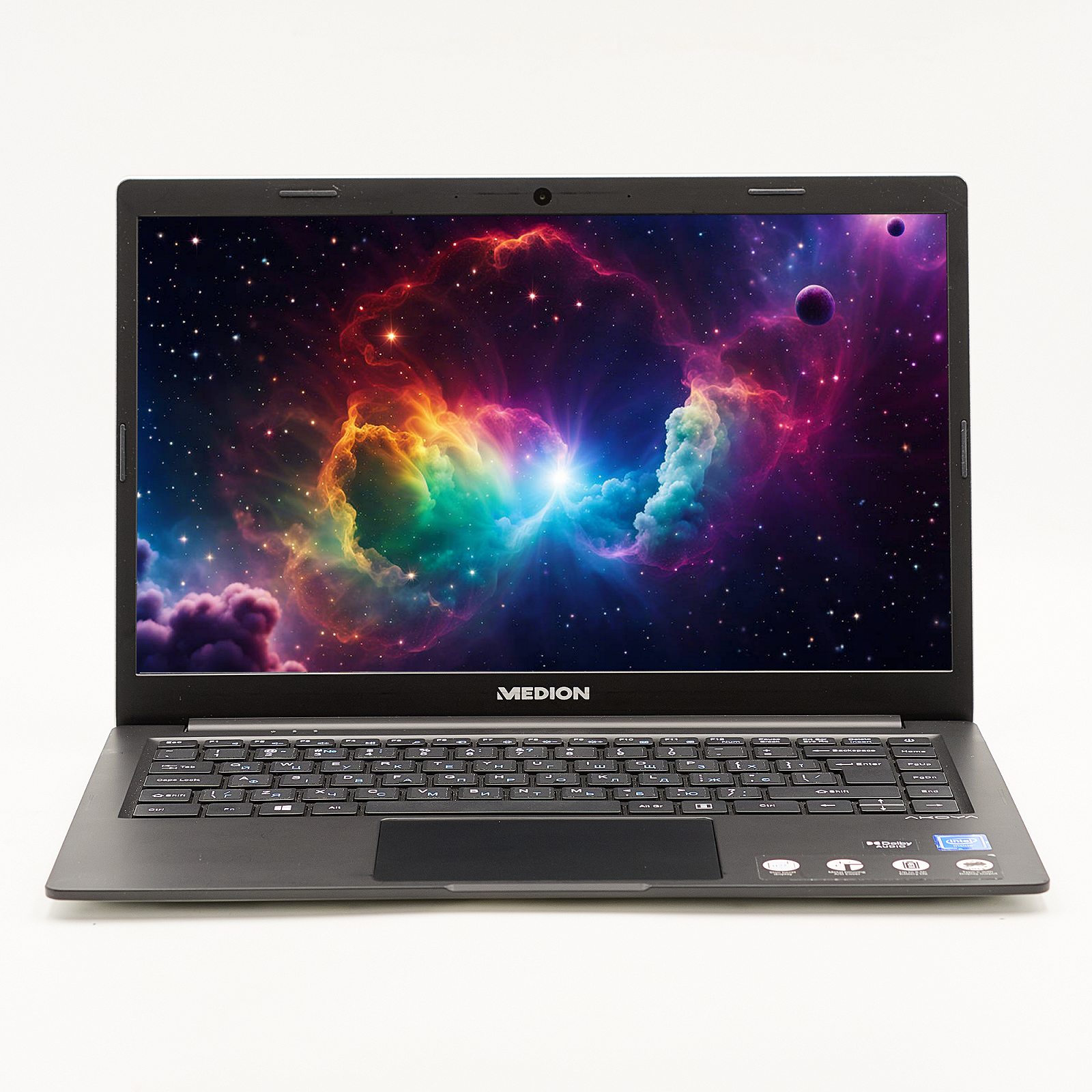 Ноутбук 14" Medion (Lenovo Group) Akoya E4251 Intel RAM 4 ГБ SSD 128 ГБ  eMMC 64 ГБ Intel Graphics Метал Win10, фото №1