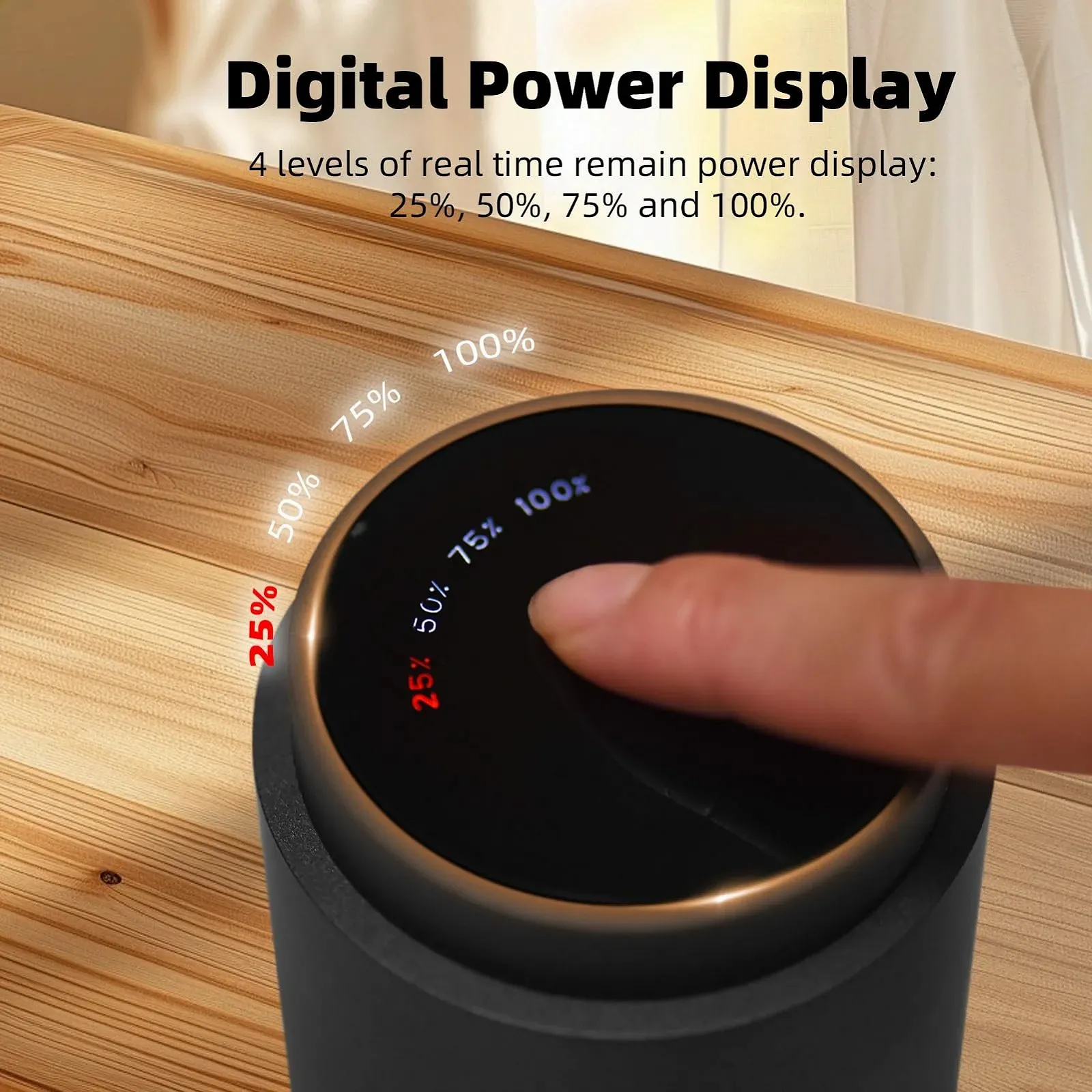 Электрическая Кофемолка Irishom Портативная 38 настроек помола, фото №3