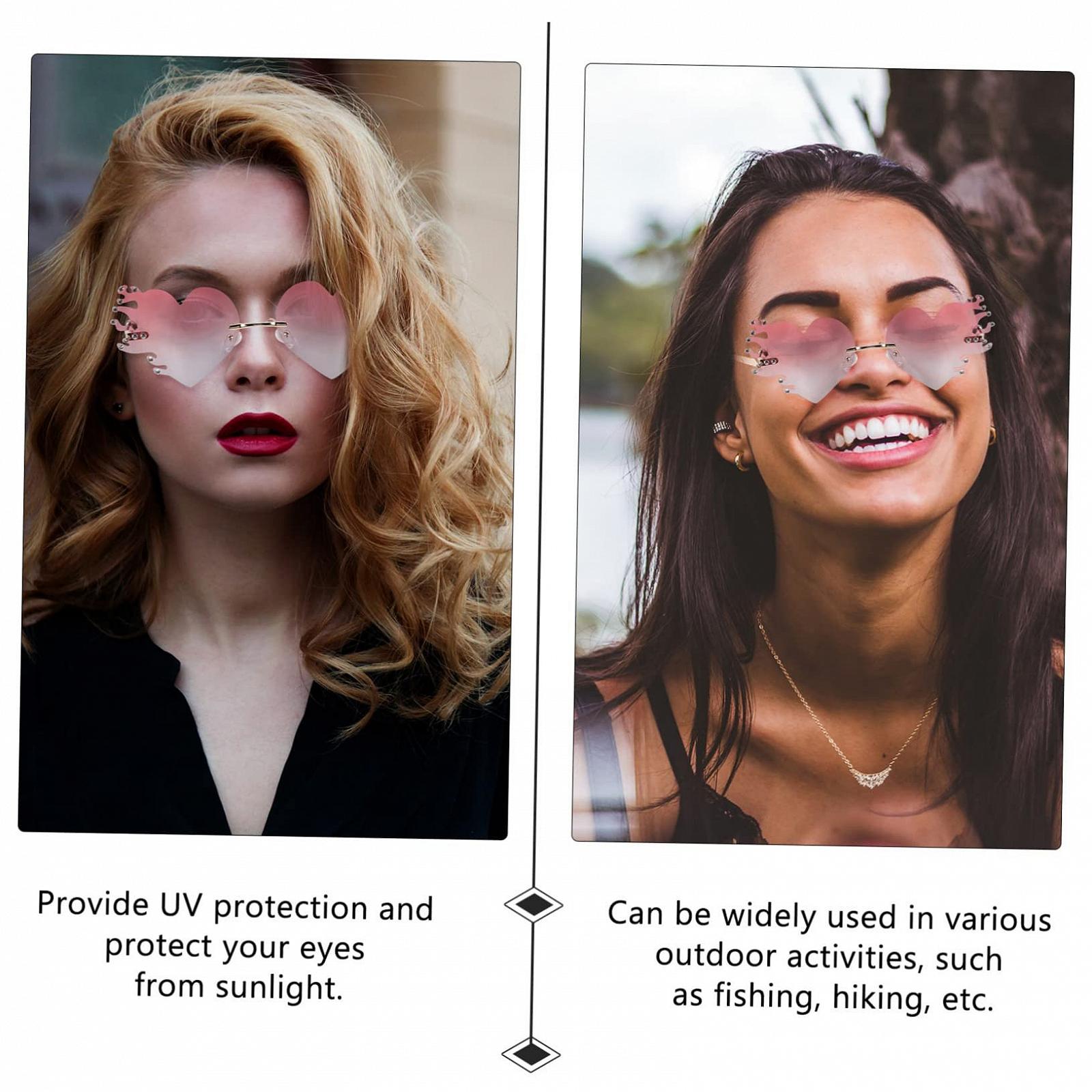 Сонцезахисні окуляри PACKOVE 5 пар, полум'яні, для жінок та чоловіків, модні, фото №9