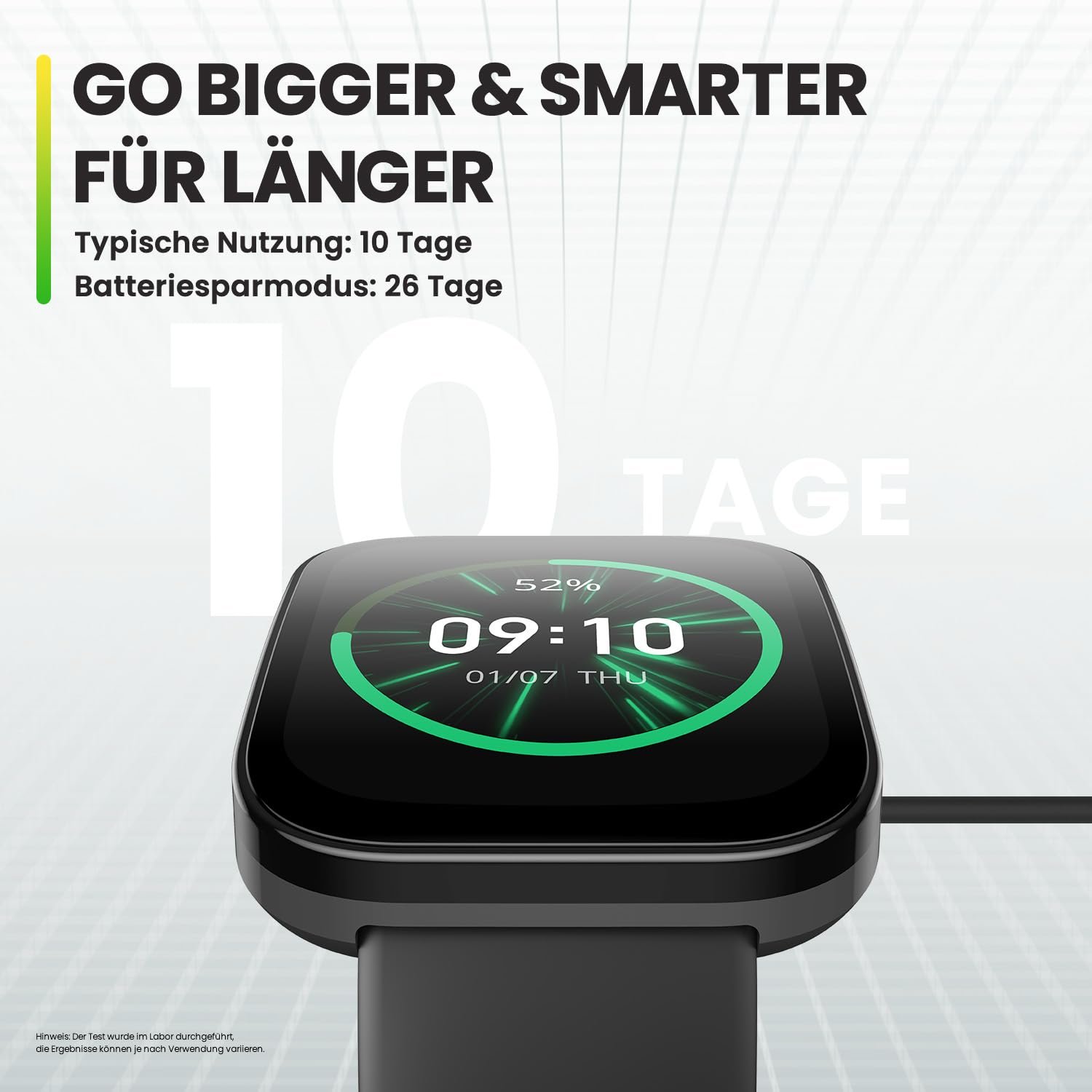 Смарт-годинник Amazfit Bip 5 46 мм з вимірюванням пульсу, 120 спортивними режимами, Bluetooth-дзвінками, GPS і 4 системами супутникового позиціонування, підтримкою Alexa, монітором SpO2 та часом автономної роботи 10 днів, фото №8