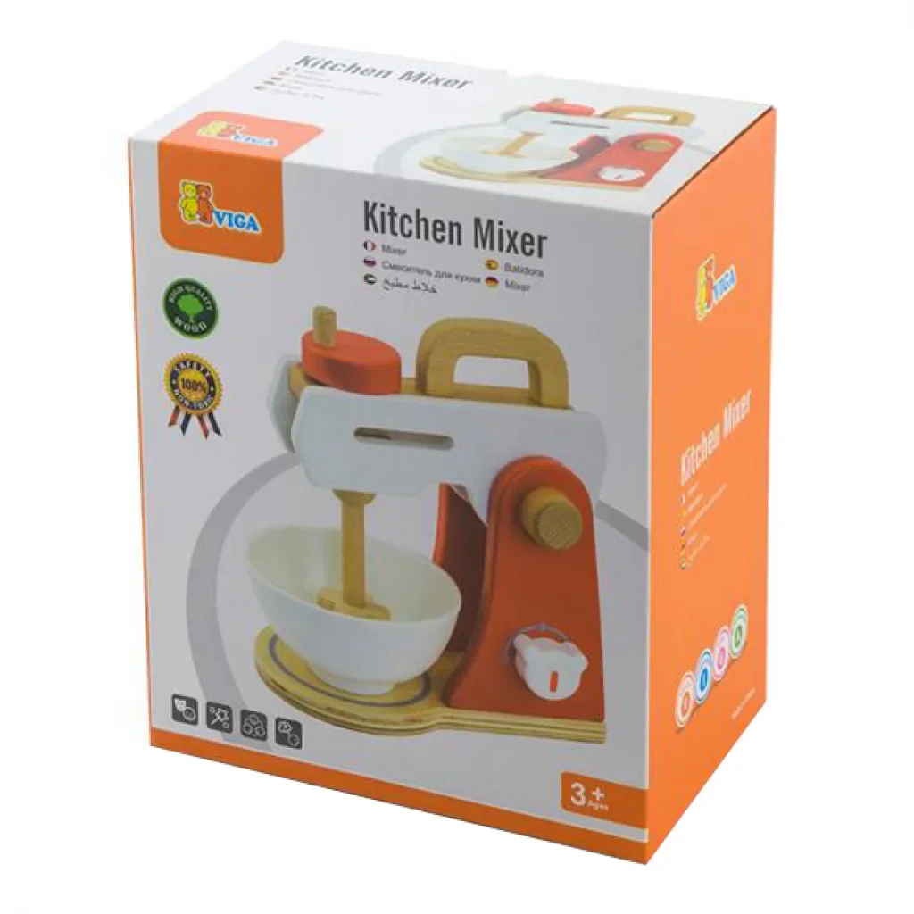 Игровой набор Viga Toys миксер из дерева (50235FSC), фото №3 Игровой набор Viga Toys миксер из дерева (50235FSC), фото №3