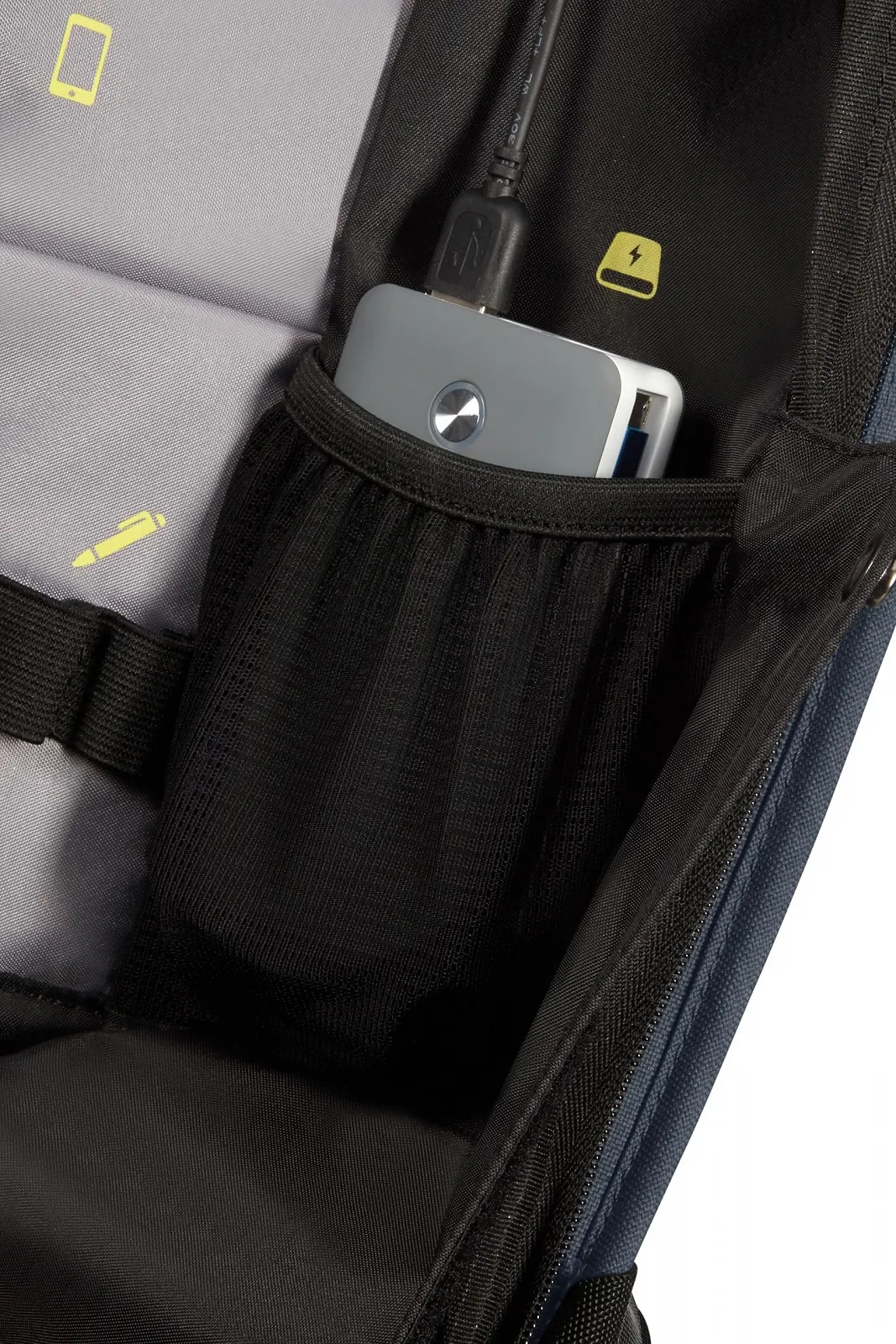 Рюкзак для ноутбука Samsonite Securipak 15.6 дюймов 17 л Синий (Eclipse Blue), фото №11 Рюкзак для ноутбука Samsonite Securipak 15.6 дюймов 17 л Синий (Eclipse Blue), фото №11
