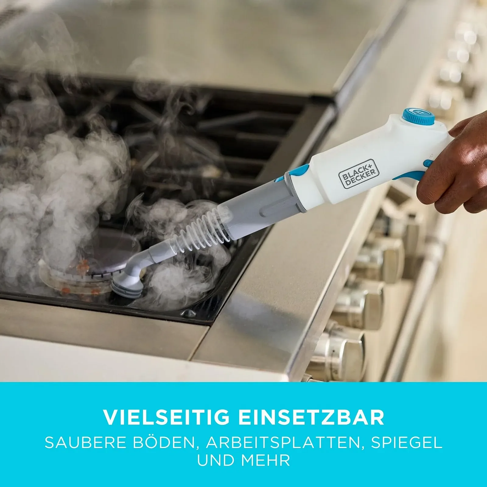 Пароочисник BLACK+DECKER Steam Ultra BHSMP2314 2300 Вт 4 бар 1,2 л 14 аксесуарів, фото №4