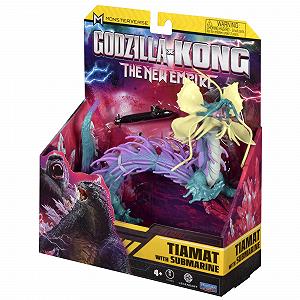 Фігурка Tiamat MonsterVerse Godzilla x Kong: The New Empire, 15 см, з аксесуаром - підводним човном 6,35 см synthetic.ua - Фото 1