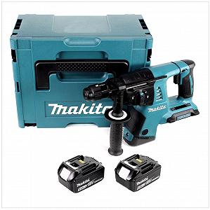 Купить Перфоратор Makita DHR 264 2 x 18 В/36 В Li-Ion SDS Plus в кейсе Makpac 4 + 2 x BL1830 18 В 3,0 А·ч Li-Ion аккумулятор - Фото 1 Перфоратор Makita DHR 264 2 x 18 В/36 В Li-Ion SDS Plus в кейсе Makpac 4 + 2 x BL1830 18 В 3,0 А·ч Li-Ion аккумулятор - Фото 1