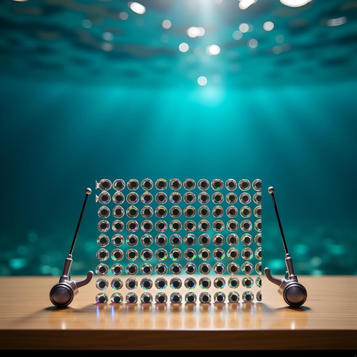 Глаза для рукоделия 3D голографические 6 мм, 300 шт, фото №5