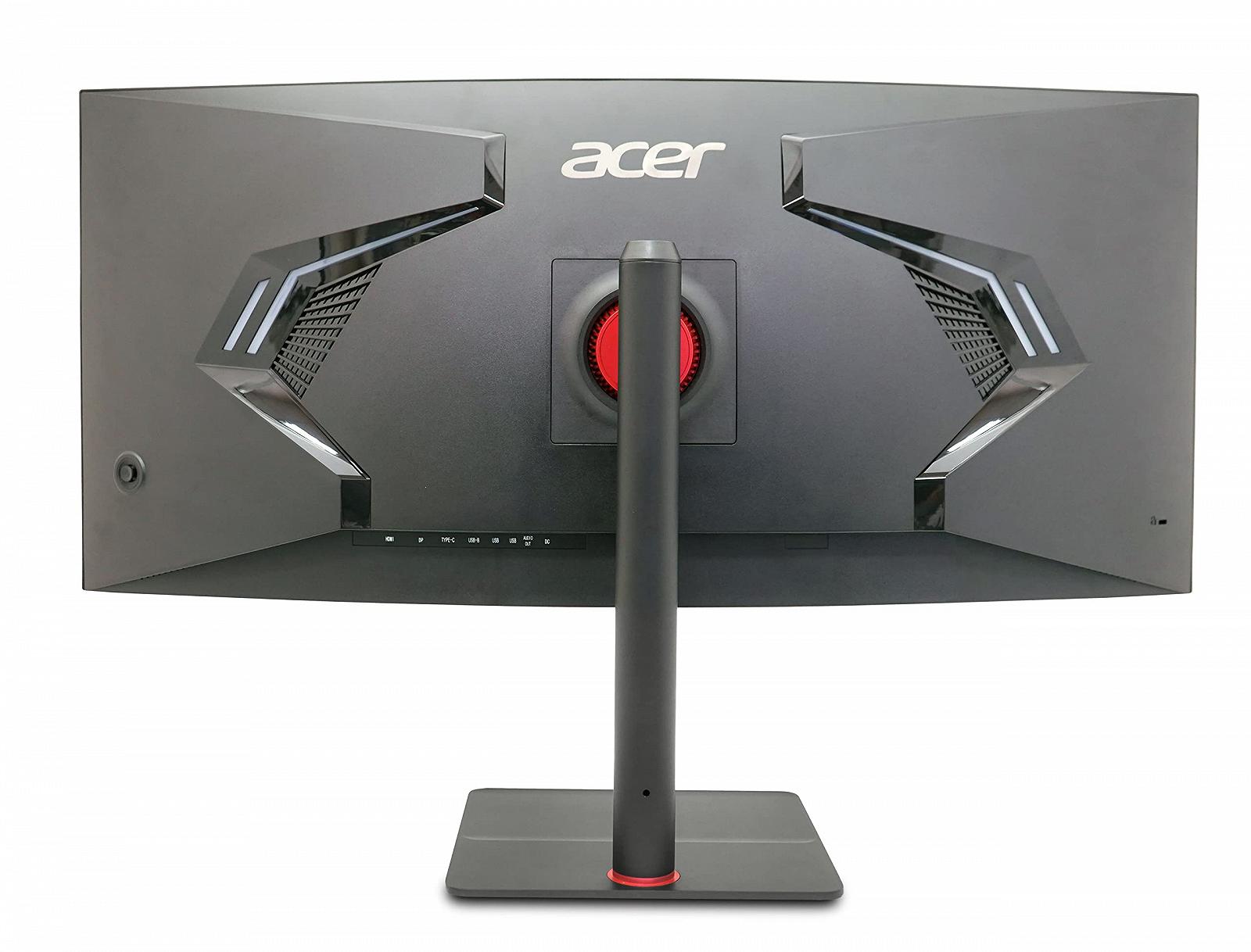Монітор Acer Nitro XV345CURV Gaming 34 дюйми QHD 165Hz DP/Type-C 100Hz HDMI 1ms GTG HDR10 чорний, фото №6