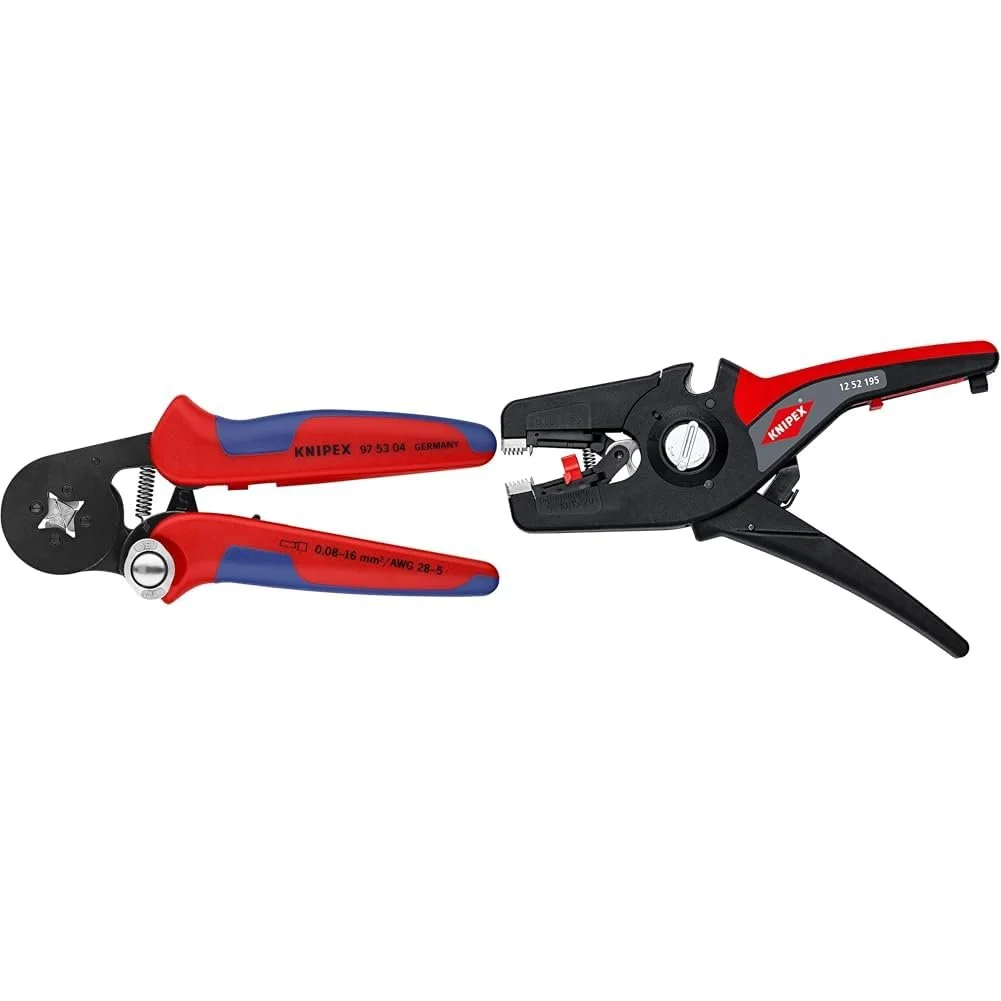 Клещи для обжима и стриппер Knipex 97 53 04 / PreciStrip16 180/195 мм, фото №1