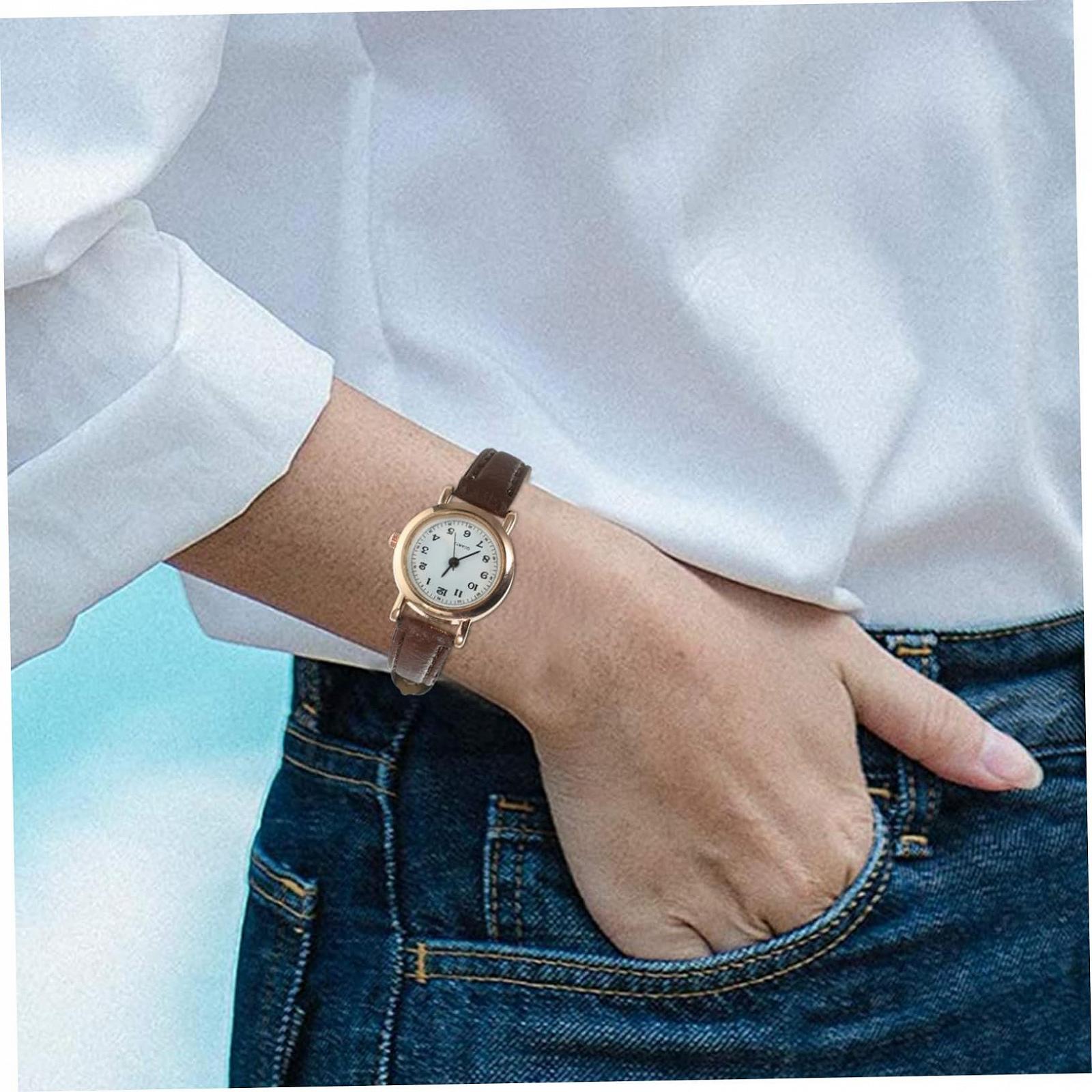 Часы женские PartyKindom Basic Slim Faux Leather, фото №3