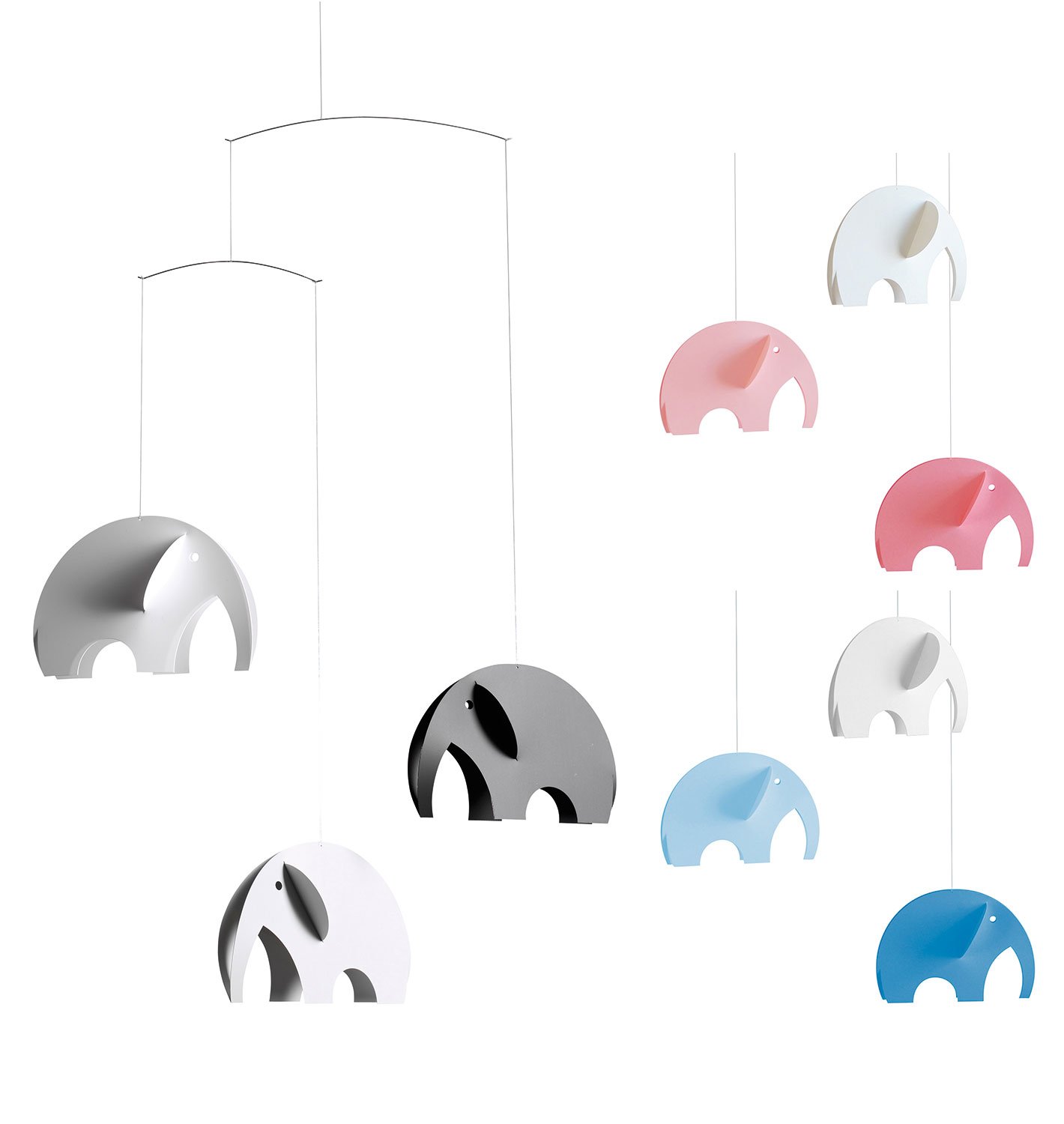 Мобиль Flensted Olephants Серый/Белый/Черный, фото №2 Мобиль Flensted Olephants Серый/Белый/Черный, фото №2
