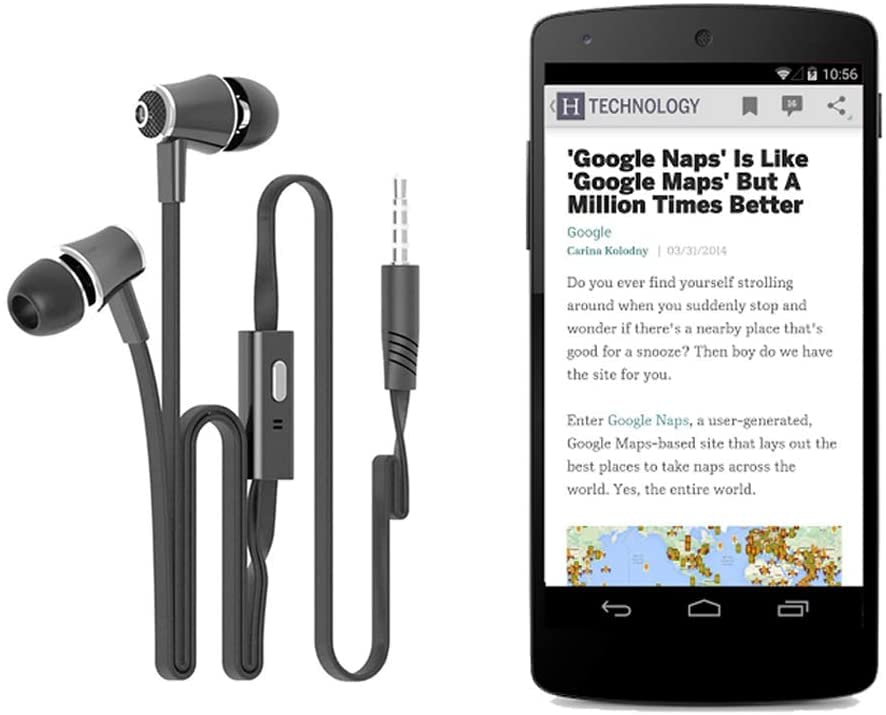 Навушники для Kindle eReader Fire HD 8 HD 10 Kindle Paperwhite Voyage Oasis Навушники Вставні Смартфони Android Дротові для Google Pixel 4A, фото №6