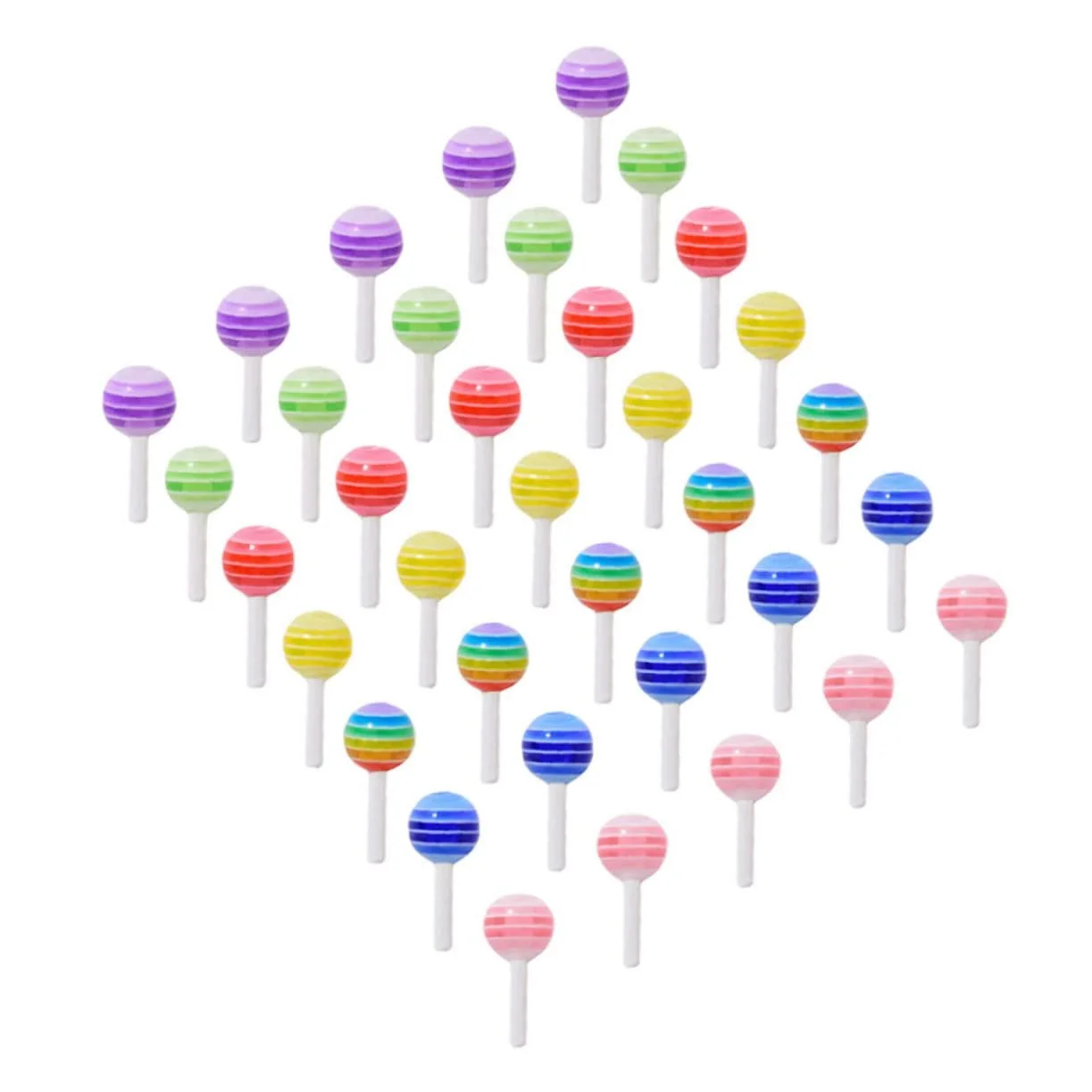 Украшения для ногтей из смолы Beavorty 50 шт. Разноцветные украшения для ногтей DIY, мультяшные маникюрные украшения для женщин и девушек, фото №1