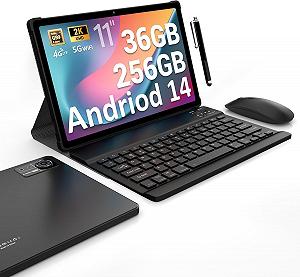 Планшет 11" 2K FASTWD T181 12+24/256Gb 4G 2-SIM 8 ядер Android 14 9580 mAh Черный - Фото 1
