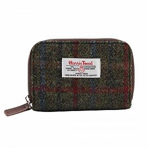 Кошелек на молнии ICObuty Harris Tweed в клетку, маленький кошелек для монет - Фото 1