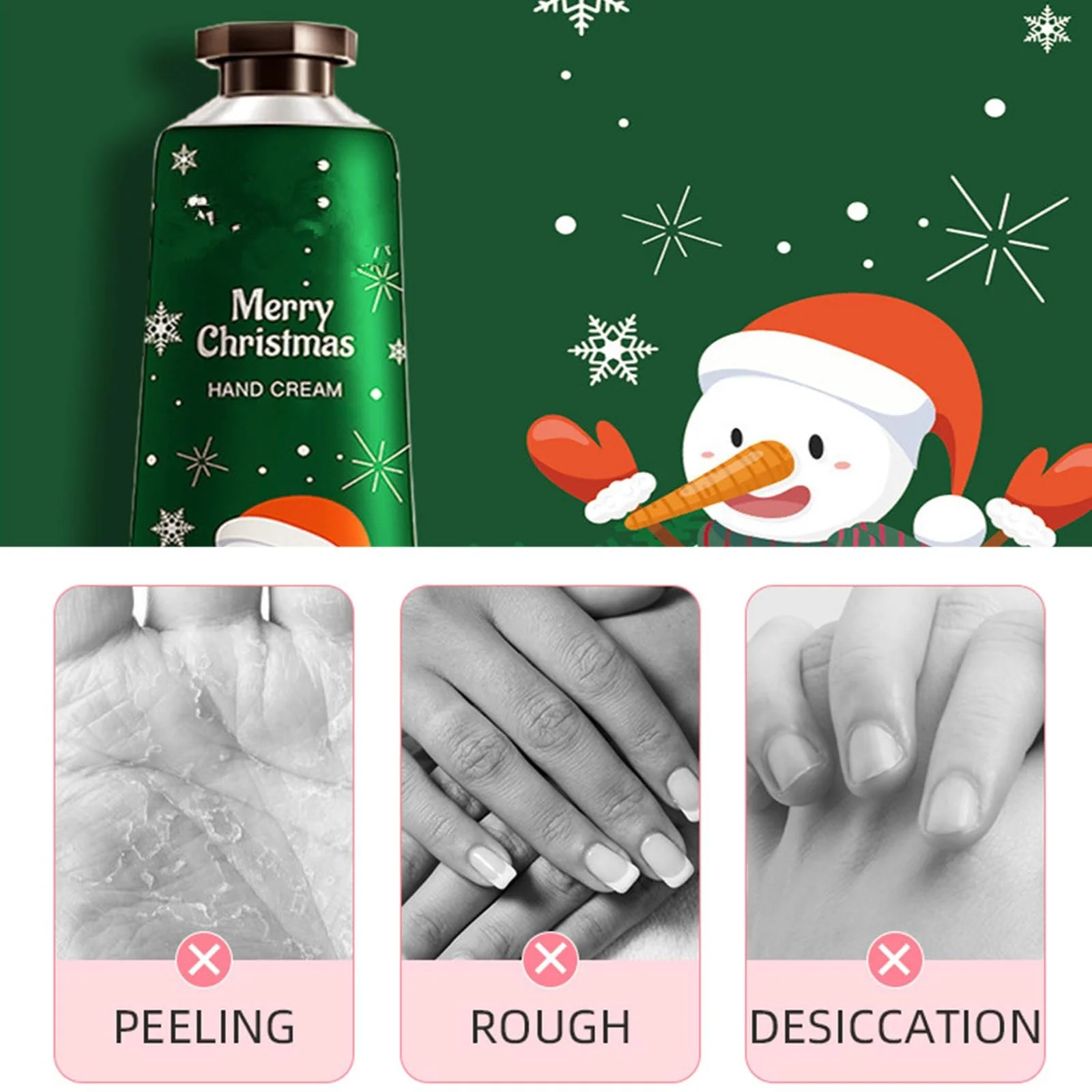 Набір Різдвяних Кремів для Рук, 5 шт, фото №6