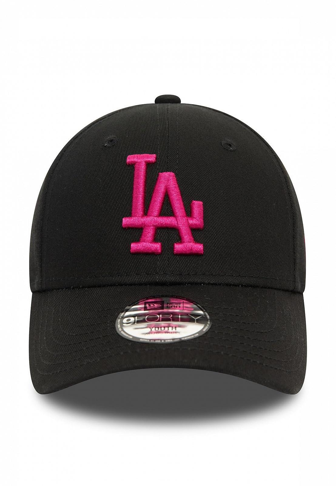 Бейсболка New Era 9Forty Los Angeles Dodgers детская Black, фото №2