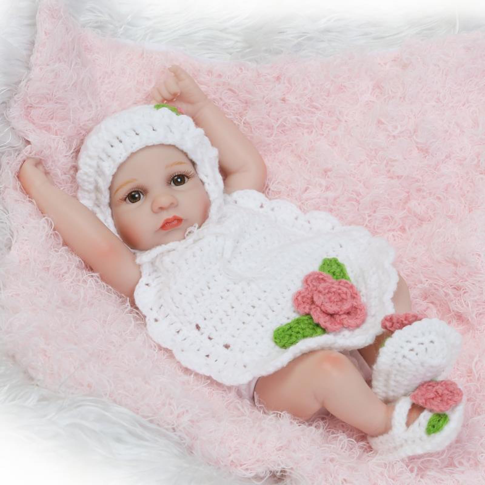 Кукла Wisfancy Reborn Baby 10 Inch 26 см Soft Vinyl Mini Reborn, фото №1