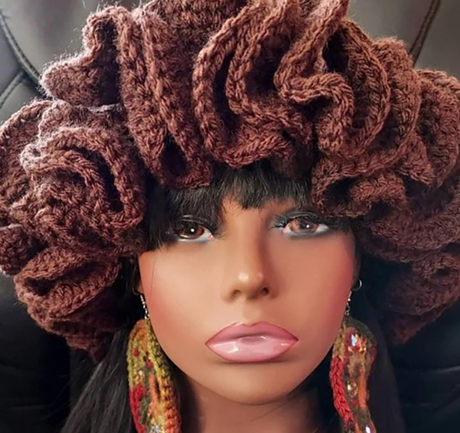 В'язана гачком панама Ldabrye Y2K для дівчат для подорожей та шопінгу, фото №5 В'язана гачком панама Ldabrye Y2K для дівчат для подорожей та шопінгу, фото №5